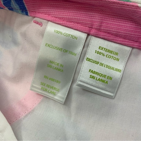 Lilly Pulitzer Addie Shorts Pink Pout Barefoot Princess Seashell. Size 4. - Picture 6 of 6